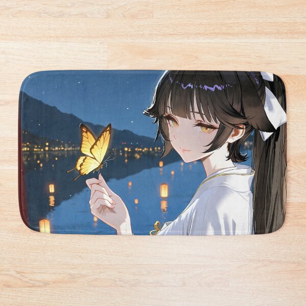 Item preview, Takao Azur Lane Moonlight Butterfly Kimono Night designed and sold by SuperTeamCanada.