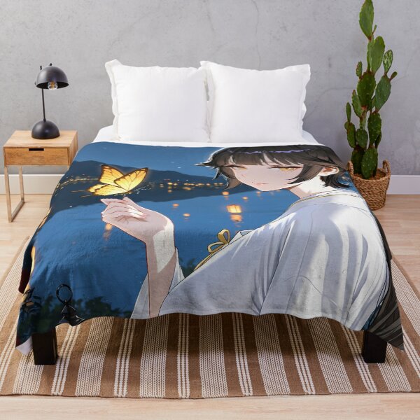 Item preview, Takao Azur Lane Moonlight Butterfly Kimono Night designed and sold by SuperTeamCanada.