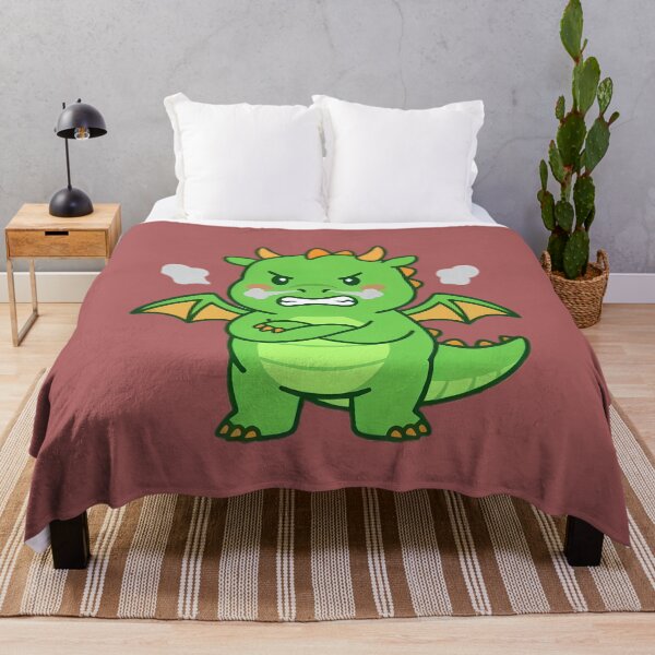 Item preview, Angry Kawaii Dragon Cartoon designed and sold by LYZ7VANI.