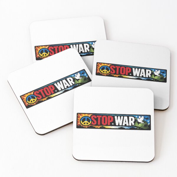 Item preview, Stop War Ukrainian Peace Sign designed and sold by Owcomm.