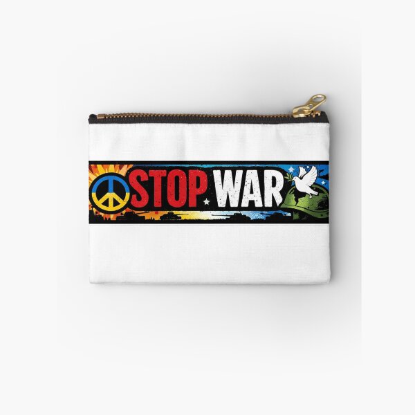 Item preview, Stop War Ukrainian Peace Sign designed and sold by Owcomm.