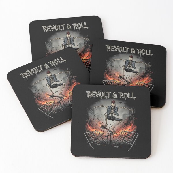 Item preview, Revolt & Roll Punk Skate designed and sold by printedartgoods.