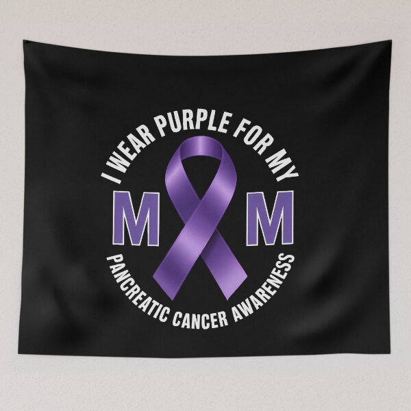 Item preview, I Wear Purple for My Mom Pancreatic Cancer Awareness designed and sold by TrinaEspinoza.