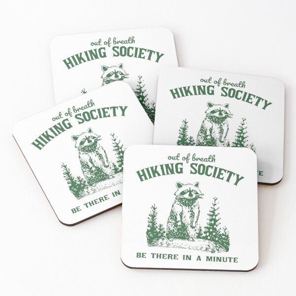 Item preview, Out Of Breath Hiking Society Be There In A Minute designed and sold by cozygamerstore.