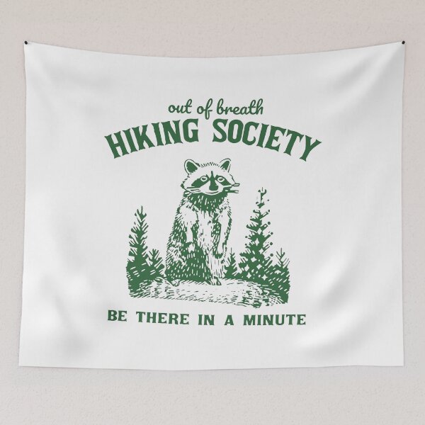 Item preview, Out Of Breath Hiking Society Be There In A Minute designed and sold by cozygamerstore.