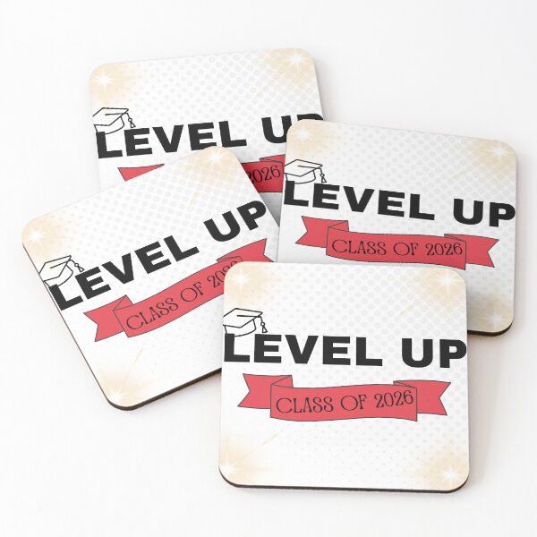 Item preview, Level Up Graduation Sticker — Retro Bold Funny Grad Gift Class of 2026 designed and sold by Artsy BE.
