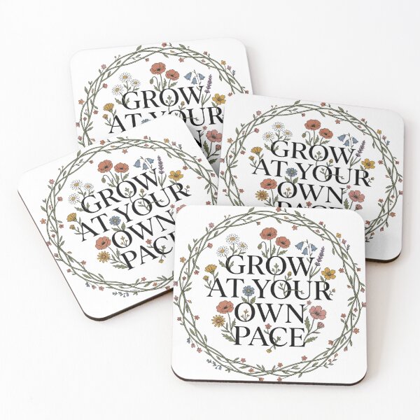 Item preview, Grow At Your Own Pace Wildflower Graphic designed and sold by KJ Frost.