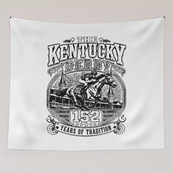 Item preview, Kentucky Derby Horse Racing Vintage 152 Years Tradition designed and sold by graphixpolash.