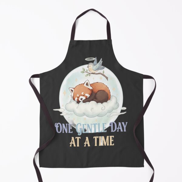Item preview, One Gentle Day at a Time – Cute Red Panda Calm Design designed and sold by ArthUpscale.