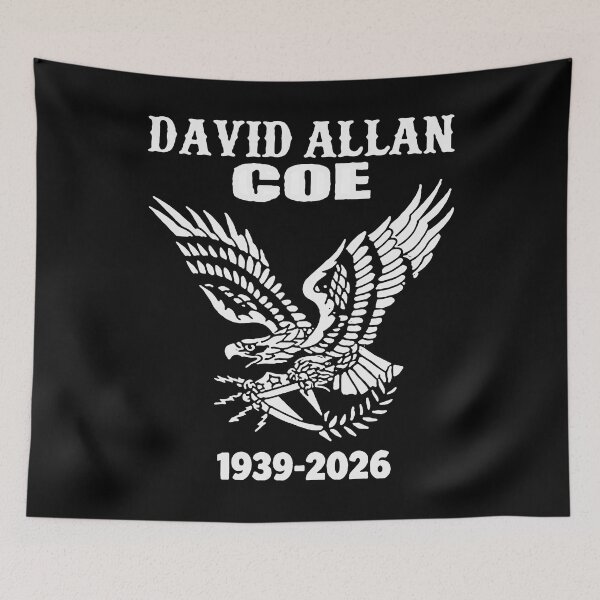 Item preview, David Allan Coe 1939 2026 designed and sold by cozygamerstore.