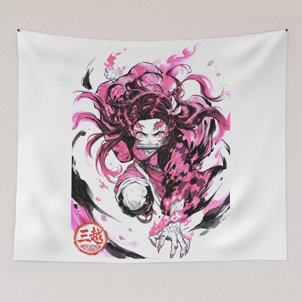 Item preview, Nezuko Sumi-e designed and sold by Mitsugoshi.