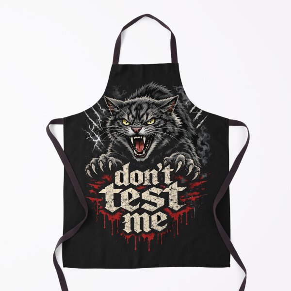 Item preview, Don't Test Me Angry Rock Cat T-Shirt designed and sold by Owcomm.