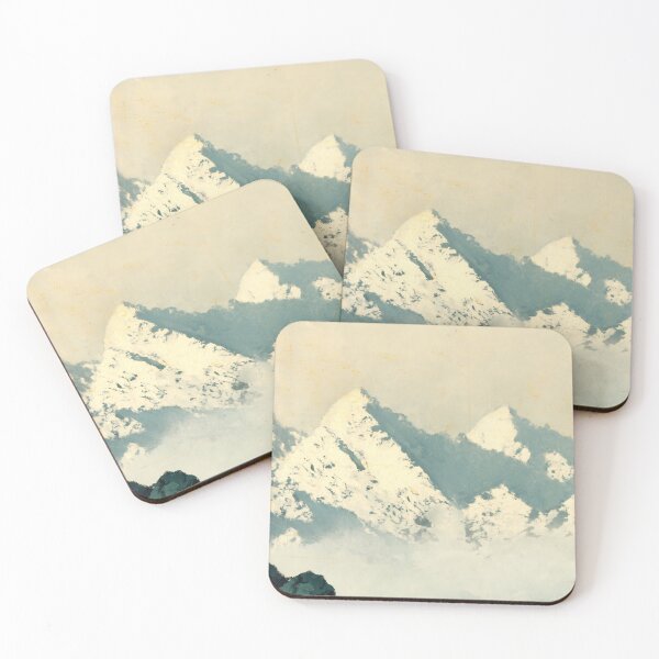 Item preview, Hand Painted Japanese Mountains designed and sold by KJNihonDesigner.