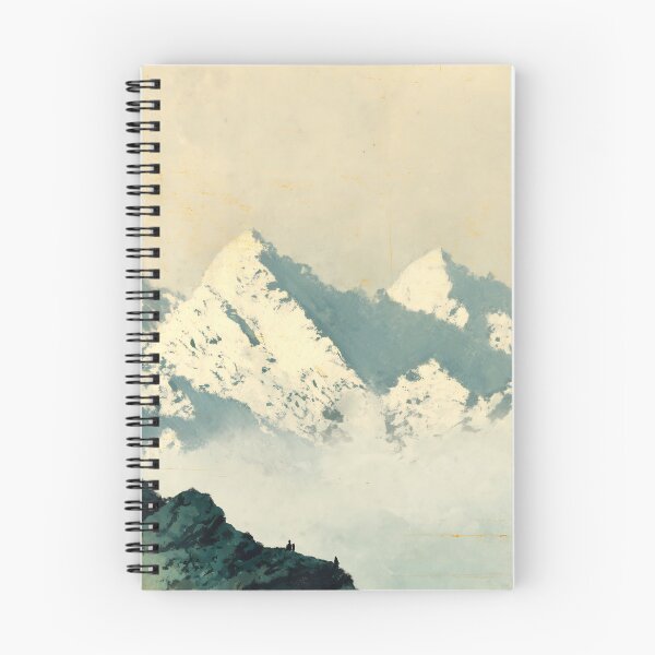Item preview, Hand Painted Japanese Mountains designed and sold by KJNihonDesigner.