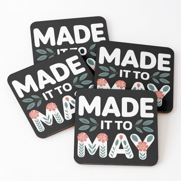 Item preview, Made It to May Minimal Floral Teacher Clean Design designed and sold by PROPera-design.