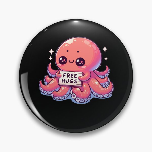 Item preview, Kawaii Pink Sea Creature designed and sold by Emegan Print Art.