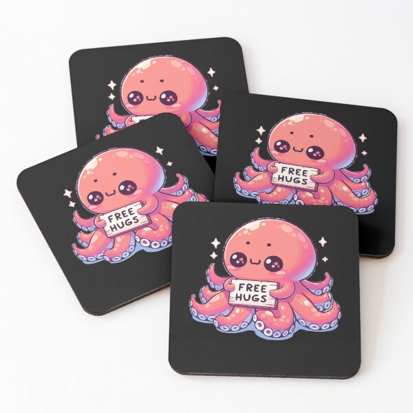 Item preview, Kawaii Pink Sea Creature designed and sold by Emegan Print Art.