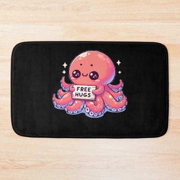 Item preview, Kawaii Pink Sea Creature designed and sold by Emegan Print Art.
