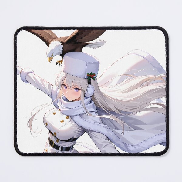Item preview, Enterprise Azur Lane Winter Eagle Snow Commander designed and sold by SuperTeamCanada.