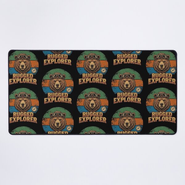 Item preview, Rugged Explorer – Adventure Bear Art designed and sold by Dogandesighn.