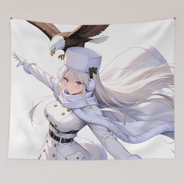 Item preview, Enterprise Azur Lane Winter Eagle Snow Commander designed and sold by SuperTeamCanada.