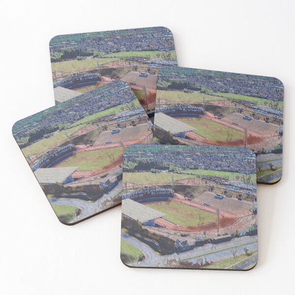 Item preview, Bradford's Stadium In The Bowl - Aerial View Painting designed and sold by ArtworkNorth.
