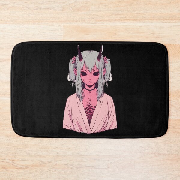 Item preview, Ethereal Stitched Silver Haired Demoness designed and sold by Emegan Print Art.