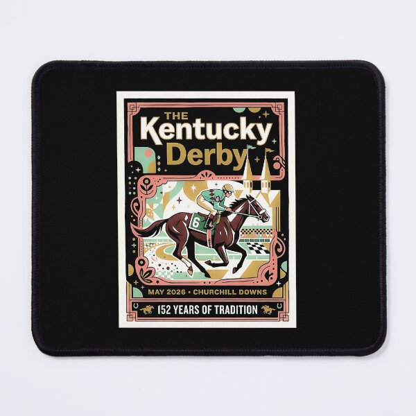Item preview, Kentucky Derby Horse Racing Vintage 152 Years designed and sold by graphixpolash.