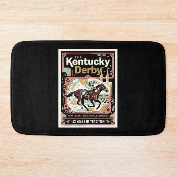 Item preview, Kentucky Derby Horse Racing Vintage 152 Years designed and sold by graphixpolash.