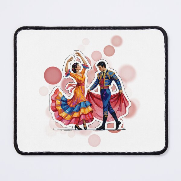 Item preview, Spanish Flamenco Dancing Couple Traditional Spain Dance Design designed and sold by iamKRUK.