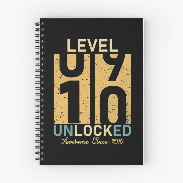 Item preview, Level 10 Unlocked Awesome Since 2010 10th Birthday Gift designed and sold by OlyvieArt.