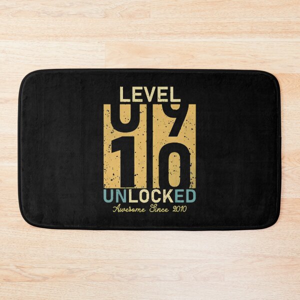 Item preview, Level 10 Unlocked Awesome Since 2010 10th Birthday Gift designed and sold by OlyvieArt.