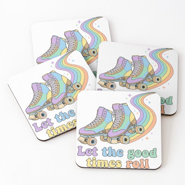 Item preview, Retro 70s Roller Skates Good Times Roll designed and sold by KJ Frost.
