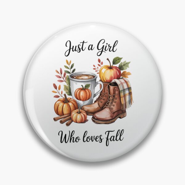 Item preview, Just A Girl Who Loves Fall Pumpkin Coffee Lover Happy Thanksgiving Fall Thanksgiving designed and sold by TrinaEspinoza.