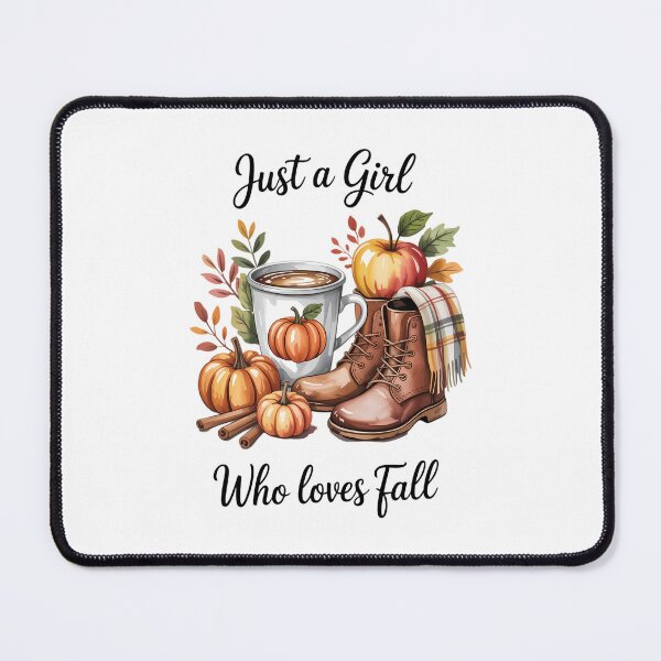Item preview, Just A Girl Who Loves Fall Pumpkin Coffee Lover Happy Thanksgiving Fall Thanksgiving designed and sold by TrinaEspinoza.