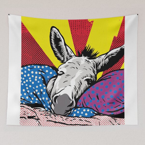 Item preview, Pop Art Donkey Relaxing designed and sold by lautir.
