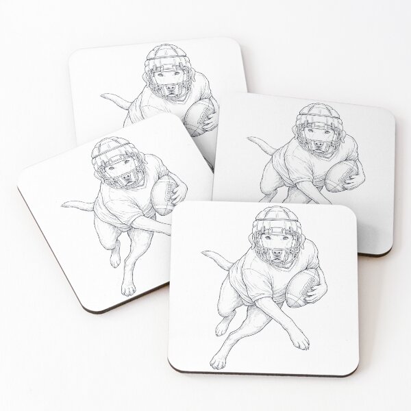 Item preview, Vintage Labrador Retriever Playing American Football Player Dog Lover designed and sold by TerryConnells.