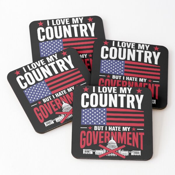 Item preview, I Love My Country But I Hate My Government designed and sold by cozygamerstore.
