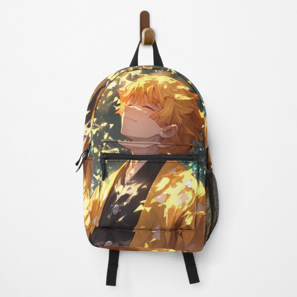 Item preview, Zenitsu Agatsuma Demon Slayer Golden Leaves Peaceful Daydream Vibes designed and sold by SuperTeamCanada.