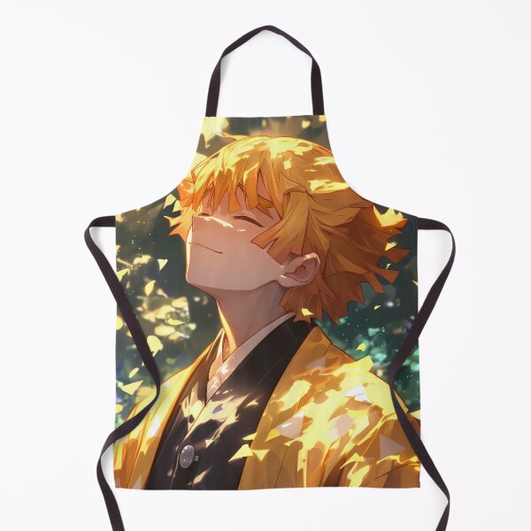 Item preview, Zenitsu Agatsuma Demon Slayer Golden Leaves Peaceful Daydream Vibes designed and sold by SuperTeamCanada.