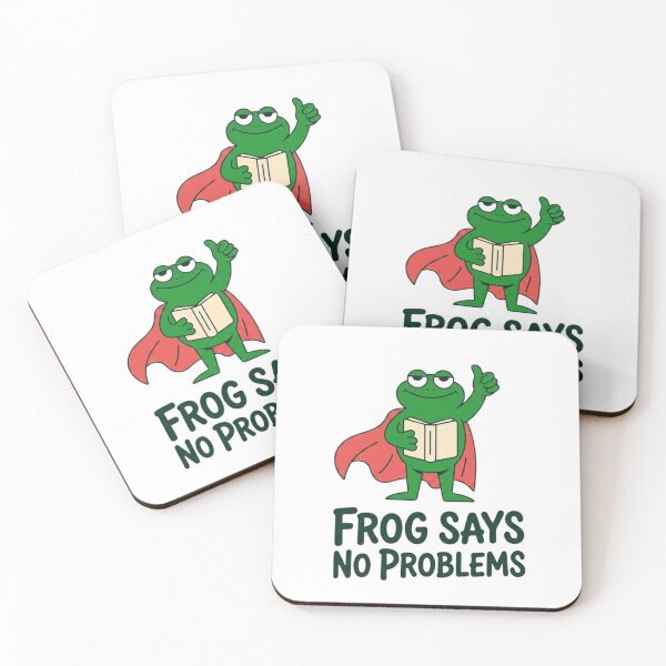 Item preview, Frog Says No Problem designed and sold by BhadzCheetah.