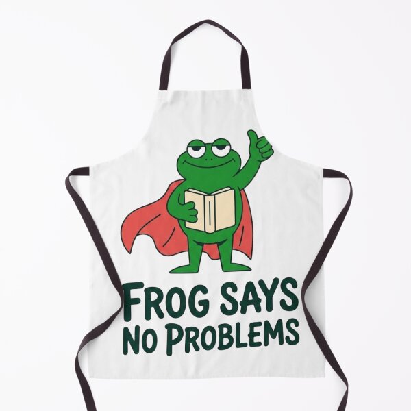 Item preview, Frog Says No Problem designed and sold by BhadzCheetah.