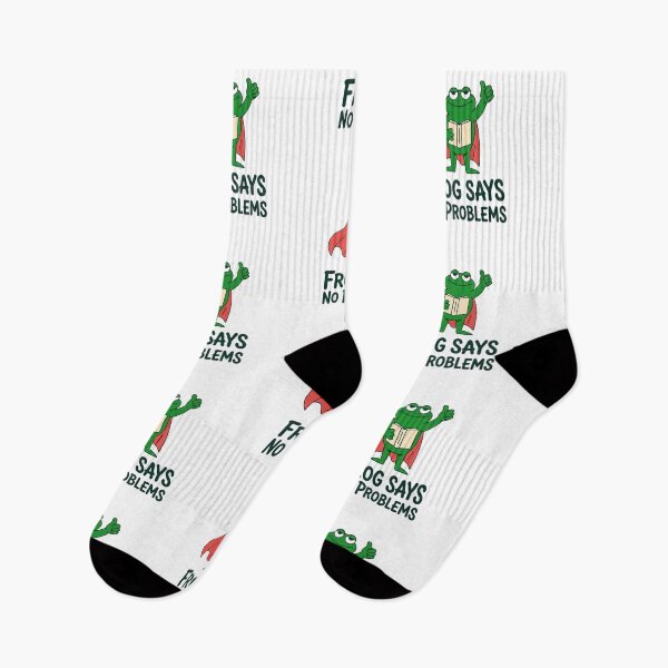 Item preview, Frog Says No Problem designed and sold by BhadzCheetah.
