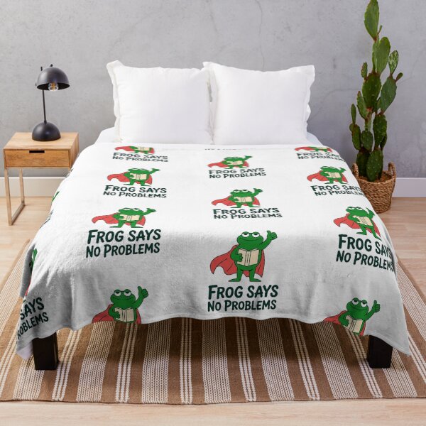 Item preview, Frog Says No Problem designed and sold by BhadzCheetah.