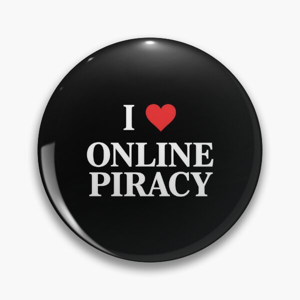 Item preview, I Love Online Piracy designed and sold by cozygamerstore.
