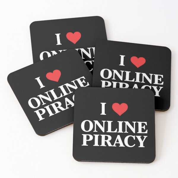 Item preview, I Love Online Piracy designed and sold by cozygamerstore.