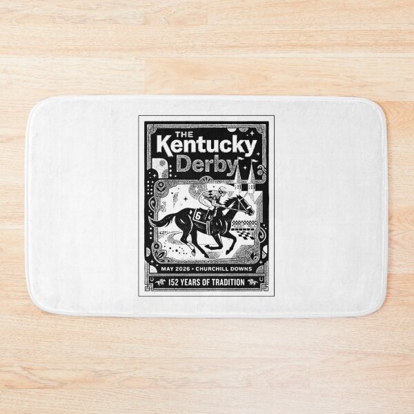 Item preview, Kentucky Derby Horse Racing Vintage 152 Years Tradition designed and sold by graphixpolash.