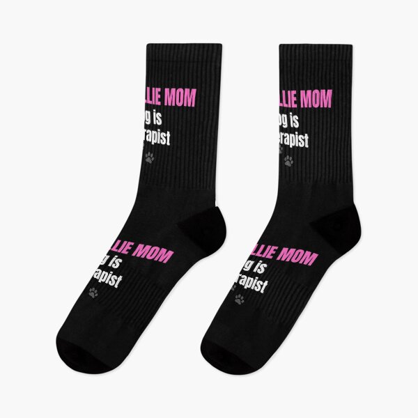 Item preview, Border Collie Mom My Dog is My Therapist | Funny Dog Mom Gift | Border Collie Gift designed and sold by TheOmniaMarket.