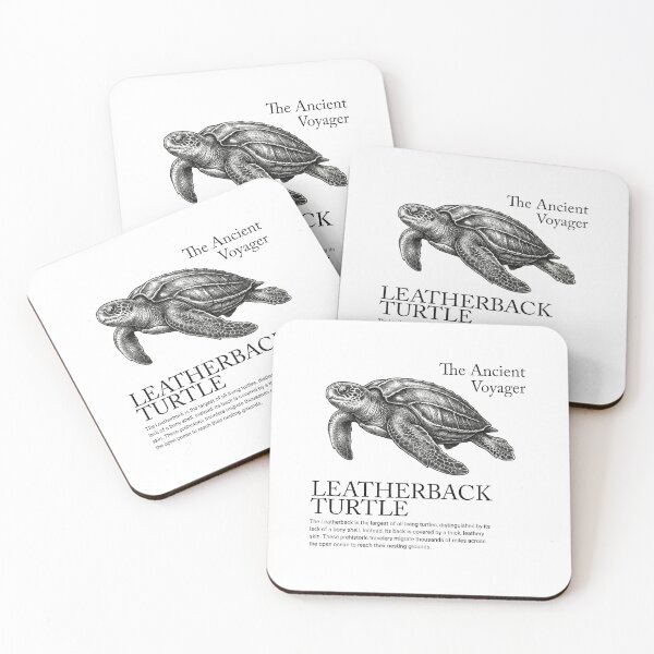 Item preview, Leatherback Turtle - The Ancient Voyager Marine Biology Art designed and sold by MotionBanana Art.
