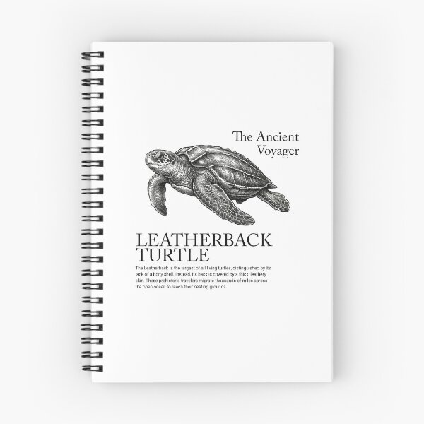 Item preview, Leatherback Turtle - The Ancient Voyager Marine Biology Art designed and sold by MotionBanana Art.